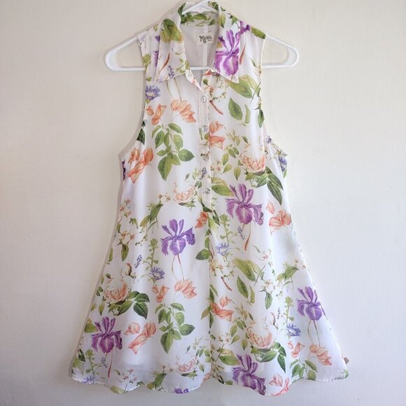 Show Me Your MuMu Dresses & Skirts - Show Me Your MuMu Floral Mini Dress Tropical Garden Resort Vaca Size Small